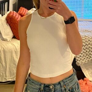 Medium soft white tank top